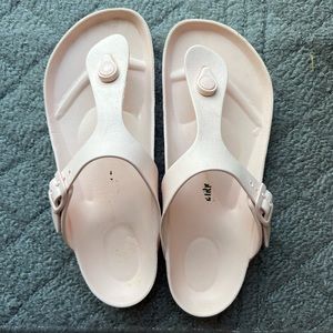 Rubber Birkenstocks size 39 light pink